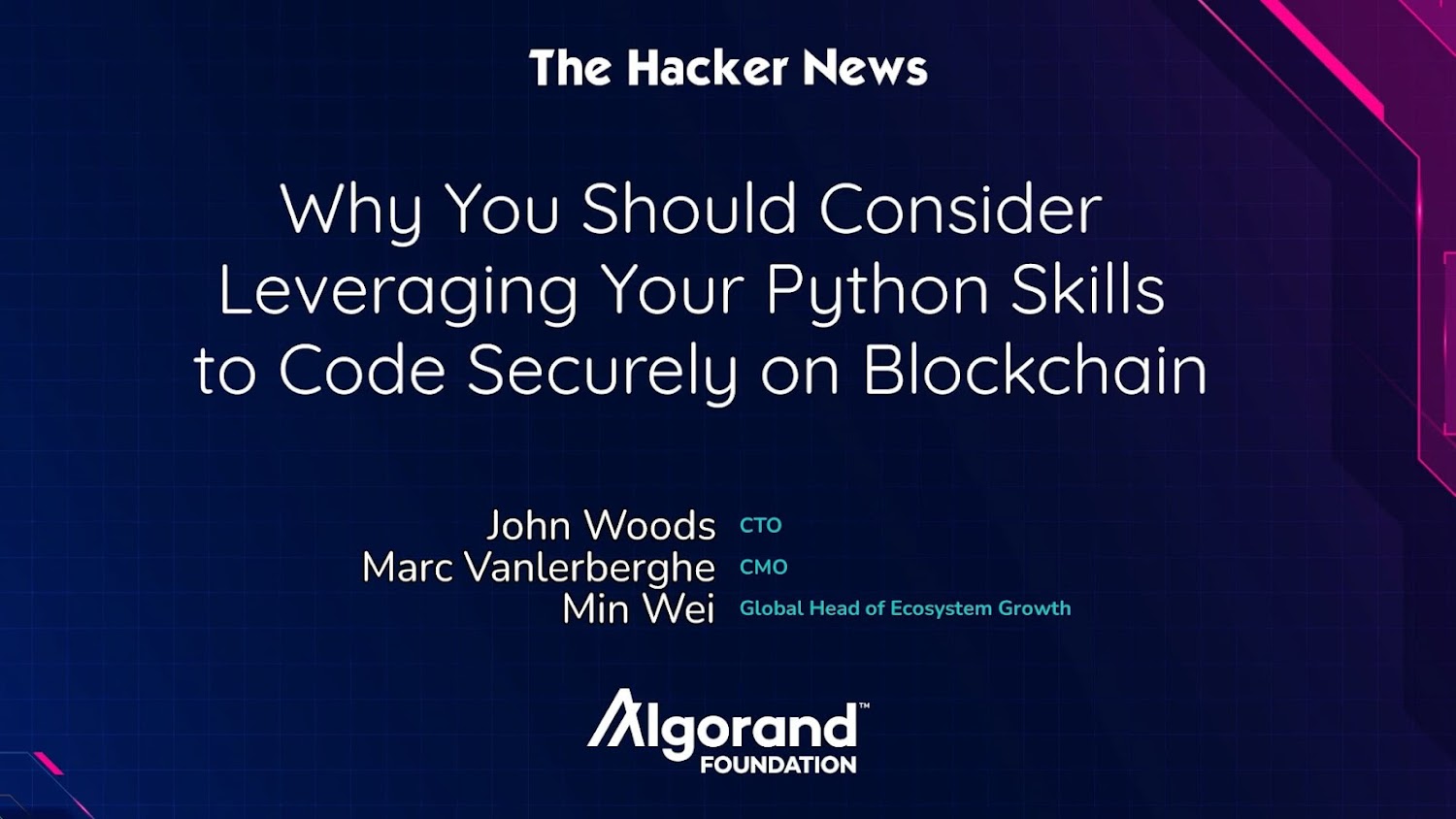 Why You Should Consider Leveraging Your Python Skills to Code Securely on Blockchain