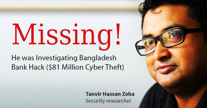 Security Researcher Goes Missing, Who Investigated Bangladesh Bank Hack